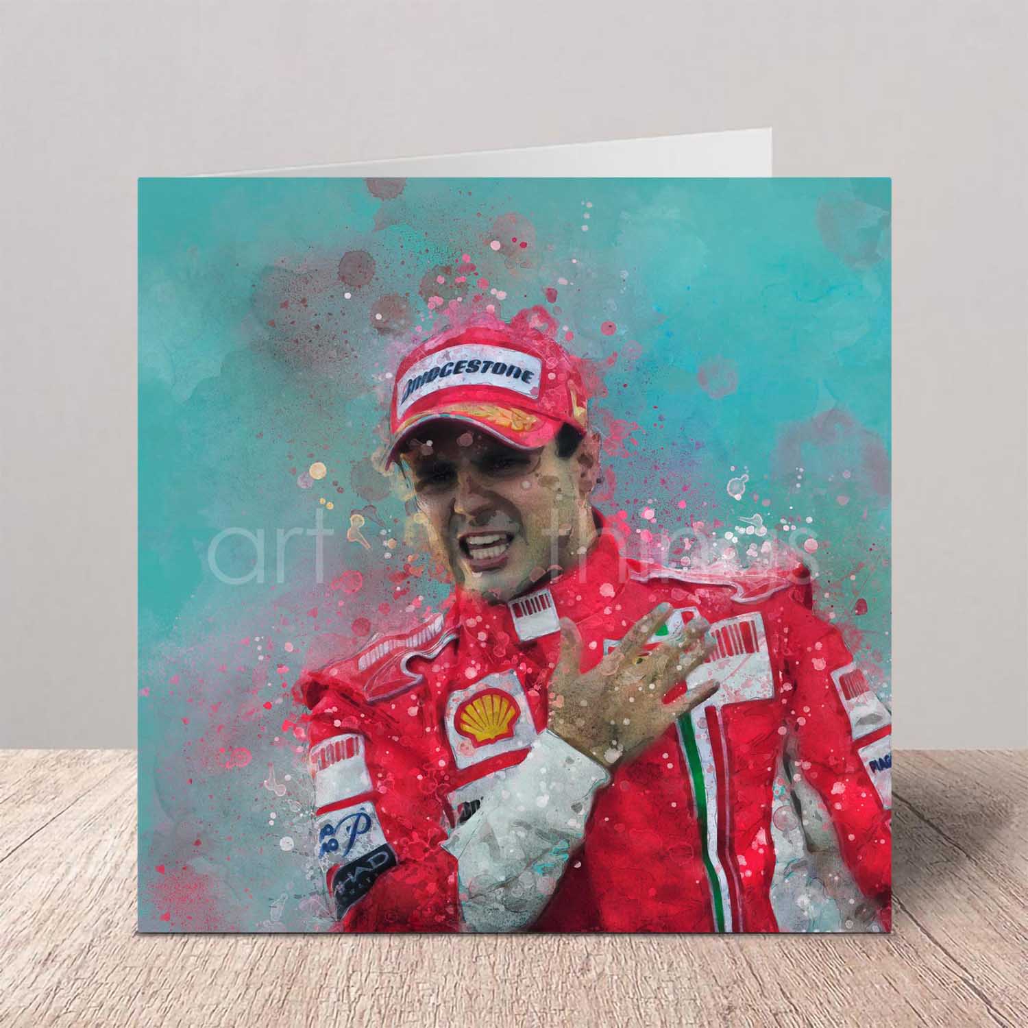 Felipe Massa Greeting Card