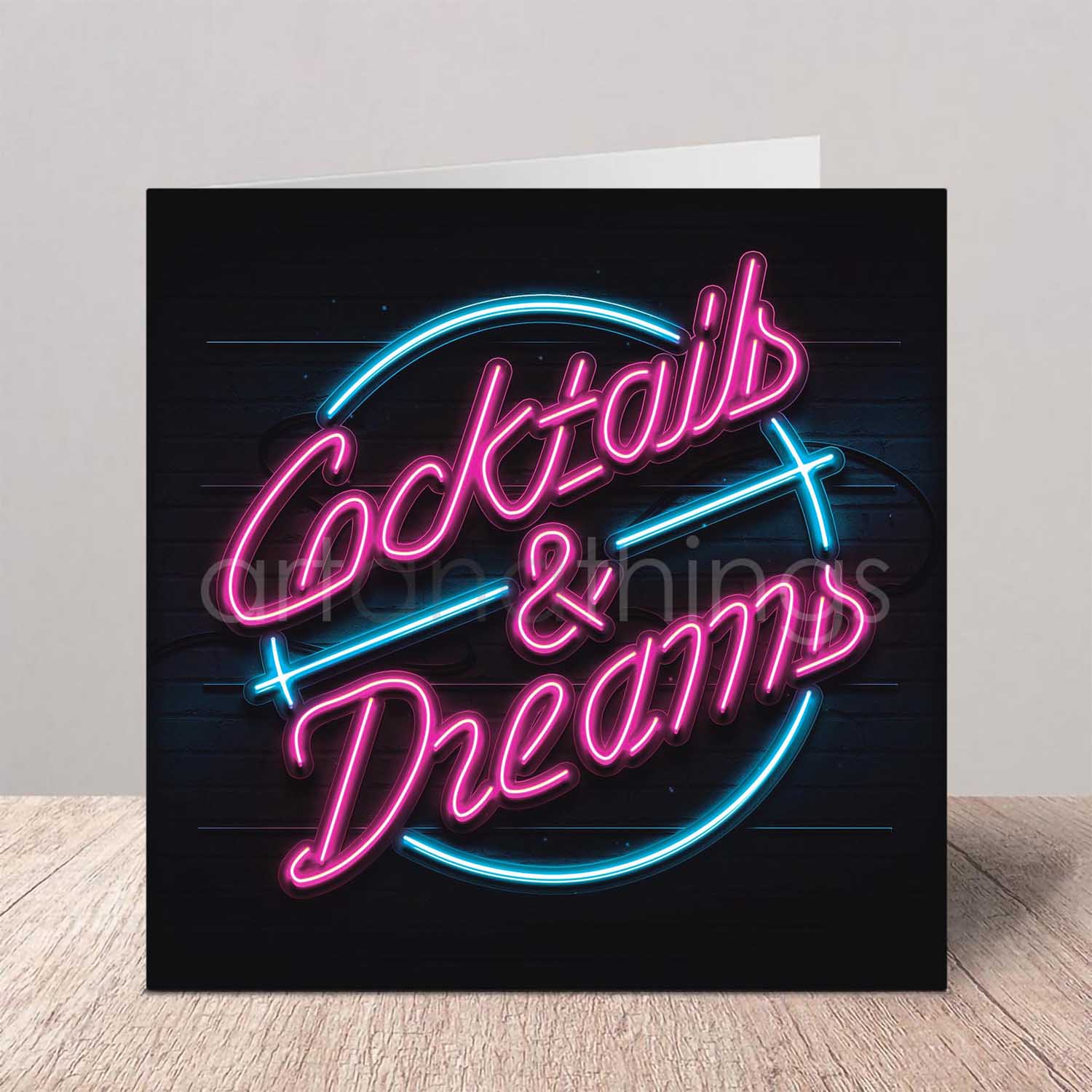 Cocktails and Dreams Greeting Card