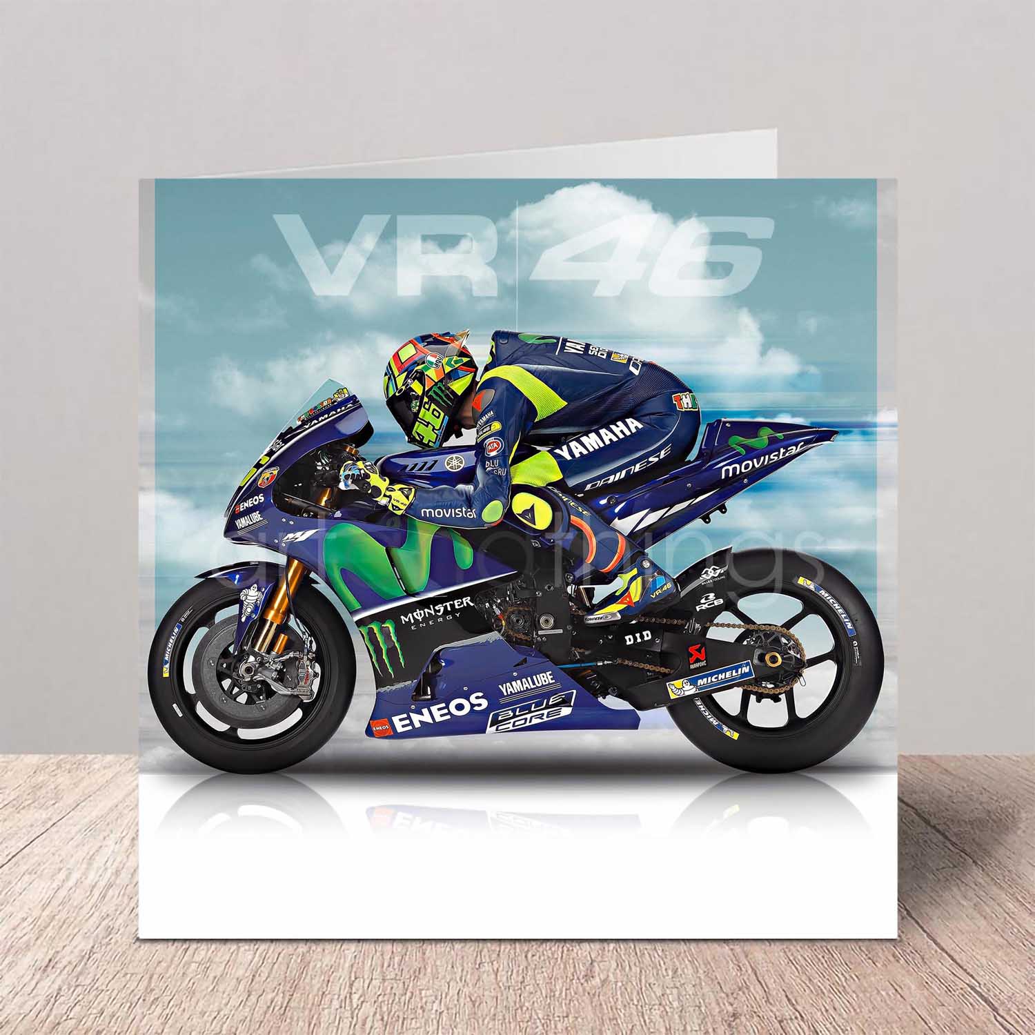 Valentino Rossi Greeting Card
