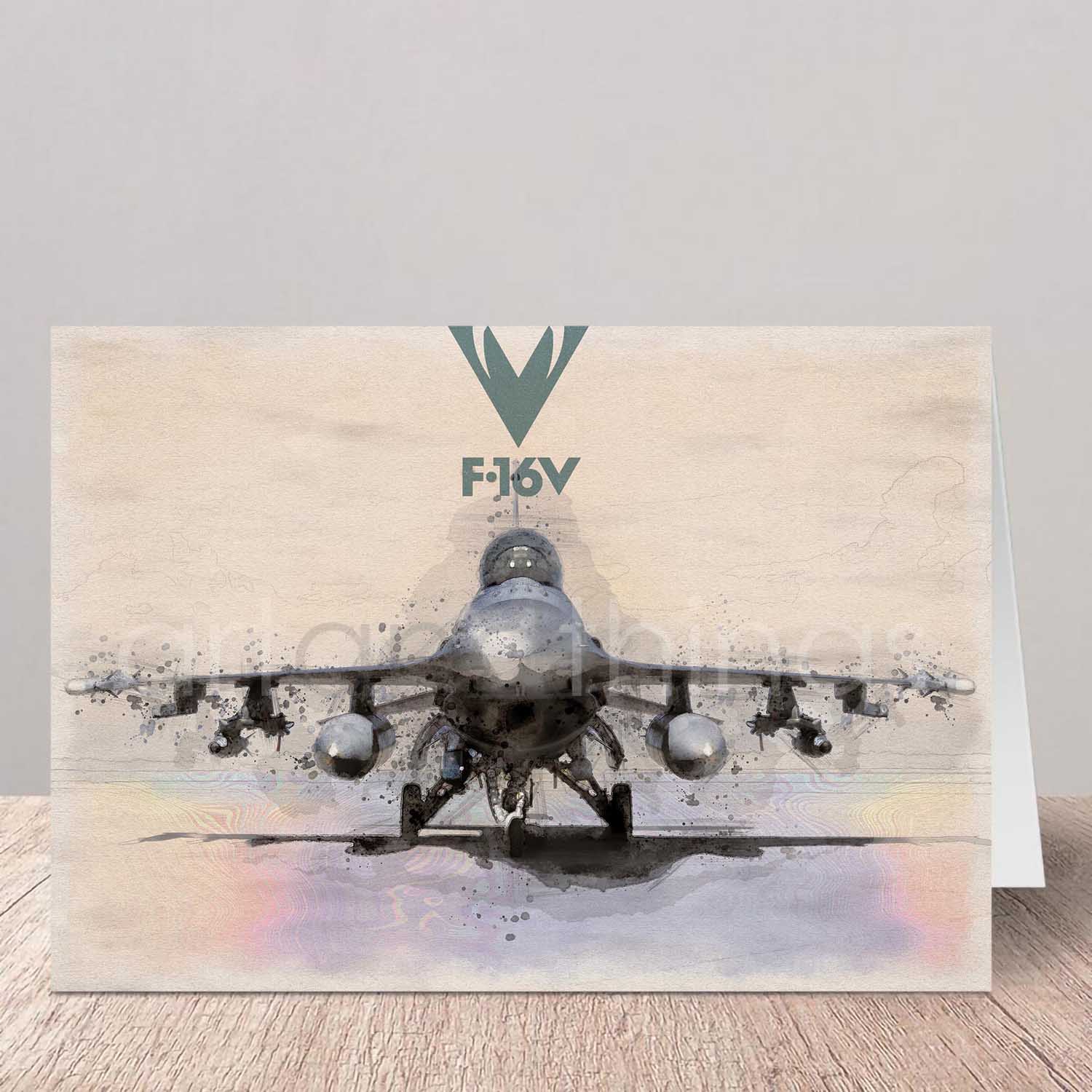 F-16 Viper Greeting Card