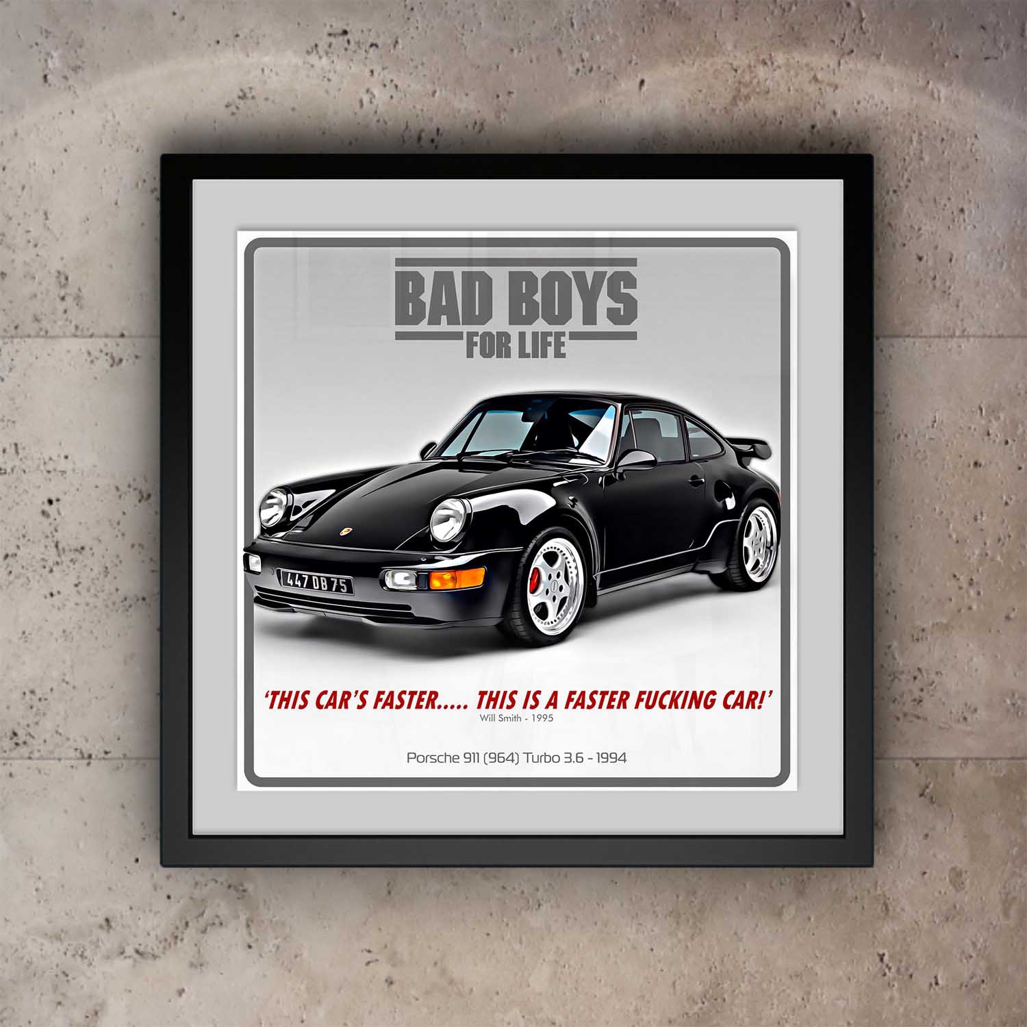 Bad Boys Porsche Print