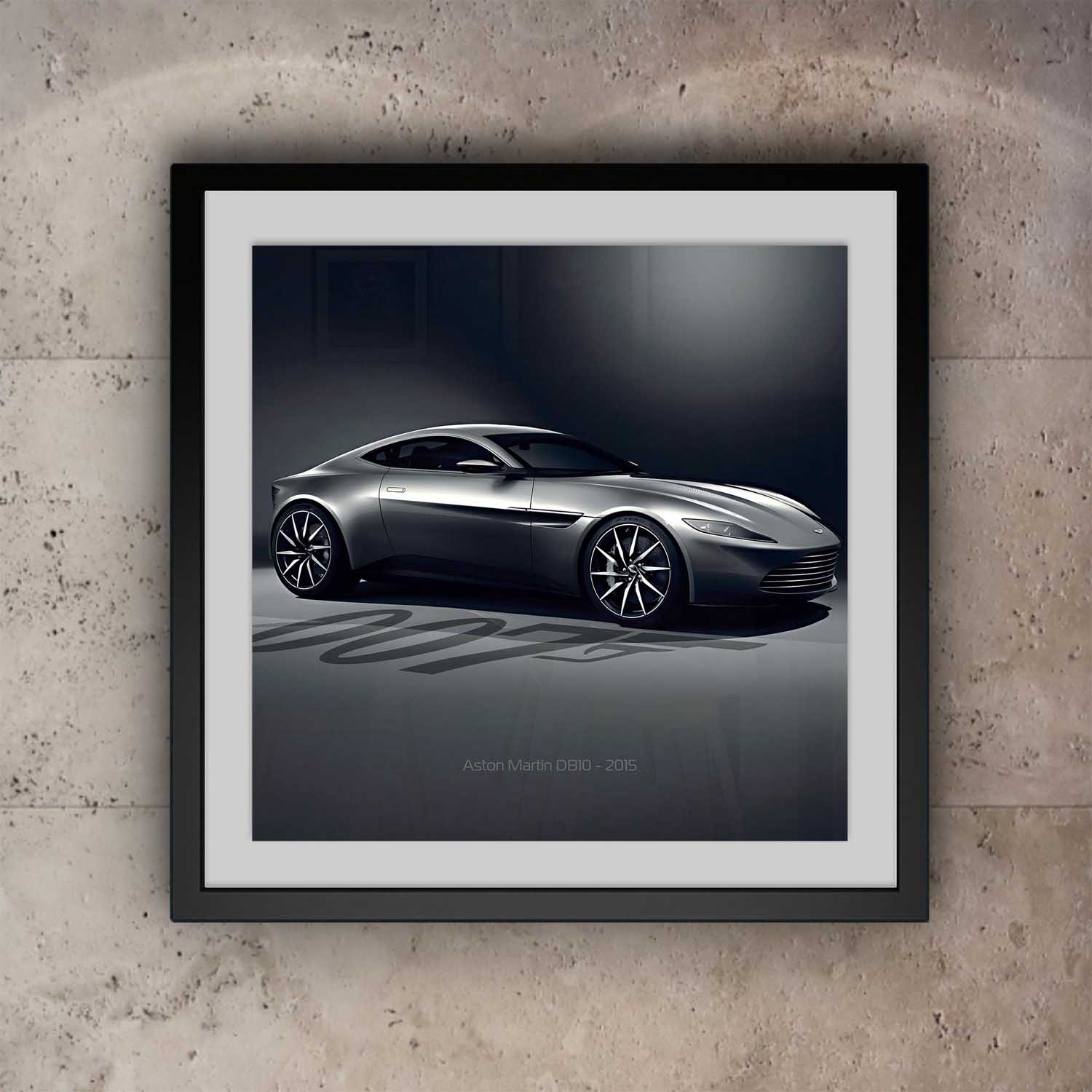 James Bond Aston Martin DB10 Wall Art