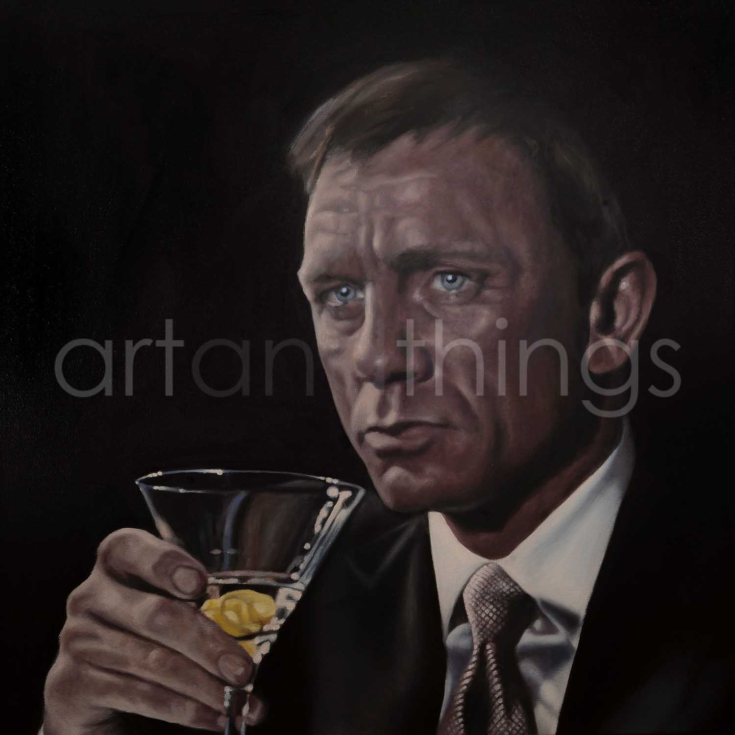 Daniel Craig Print James Bond Framed and Signed