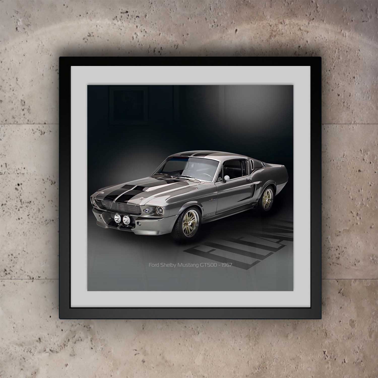 Ford Shelby Mustang GT500 Eleanor Wall Art
