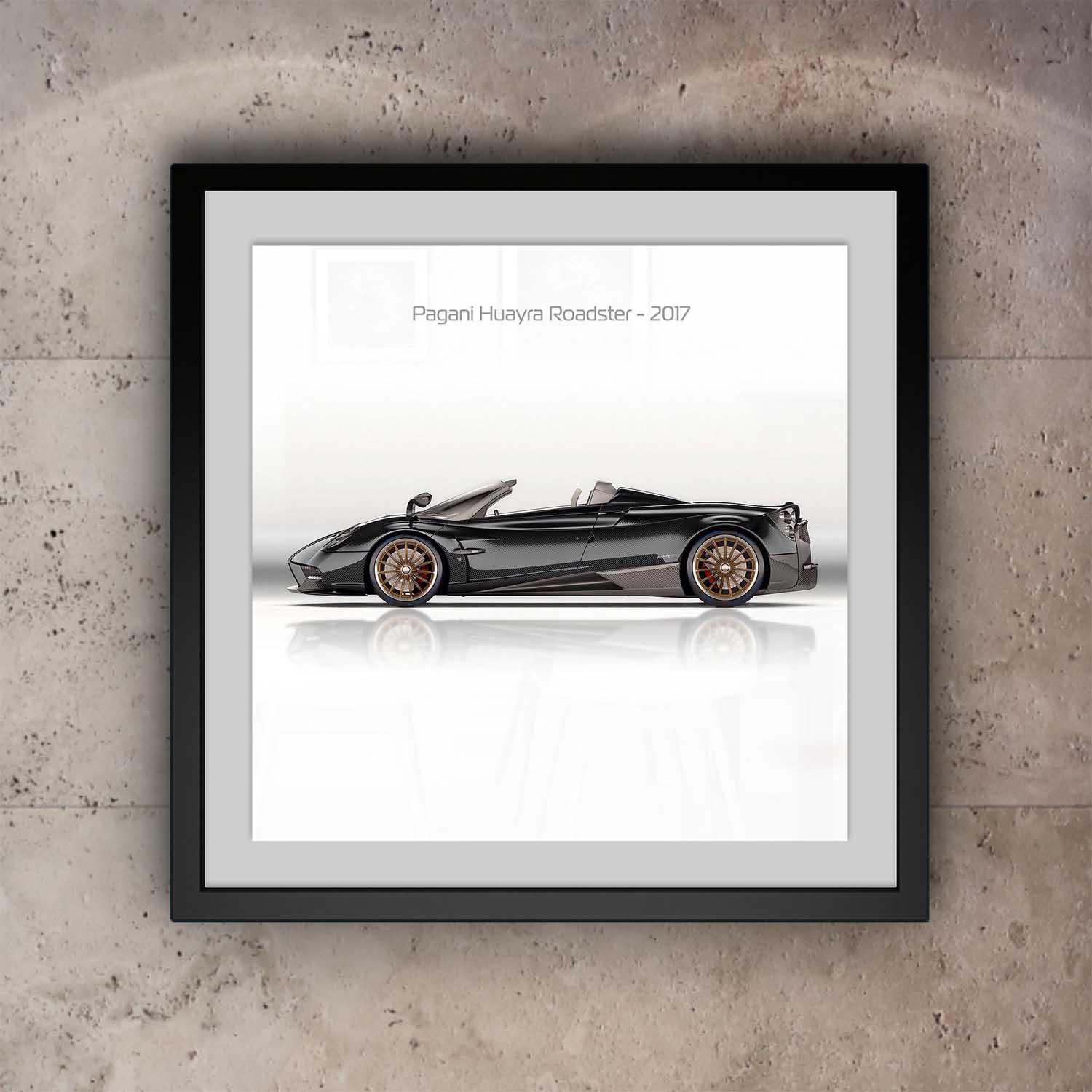 Pagani Huayra Roadster Print - Side