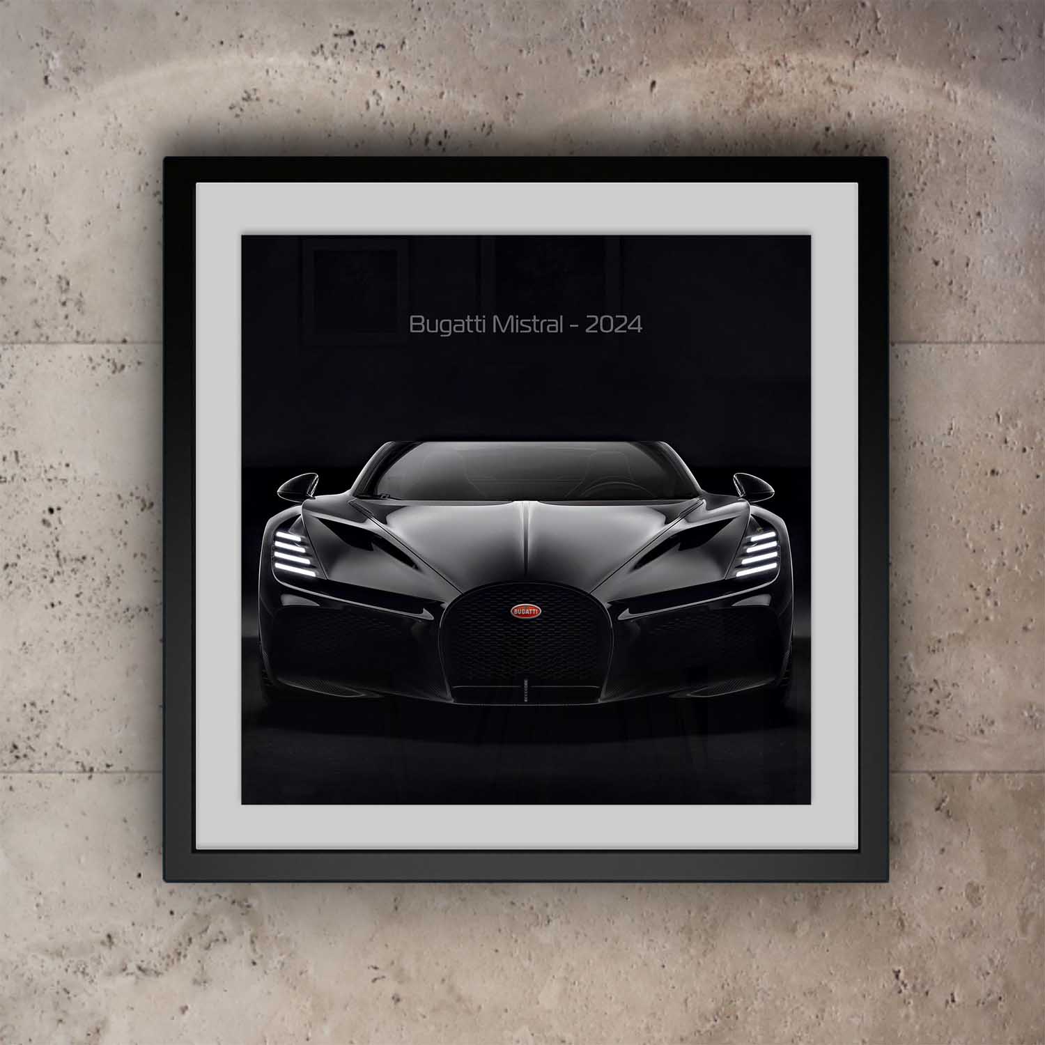 Bugatti Mistral Wall Art - Front