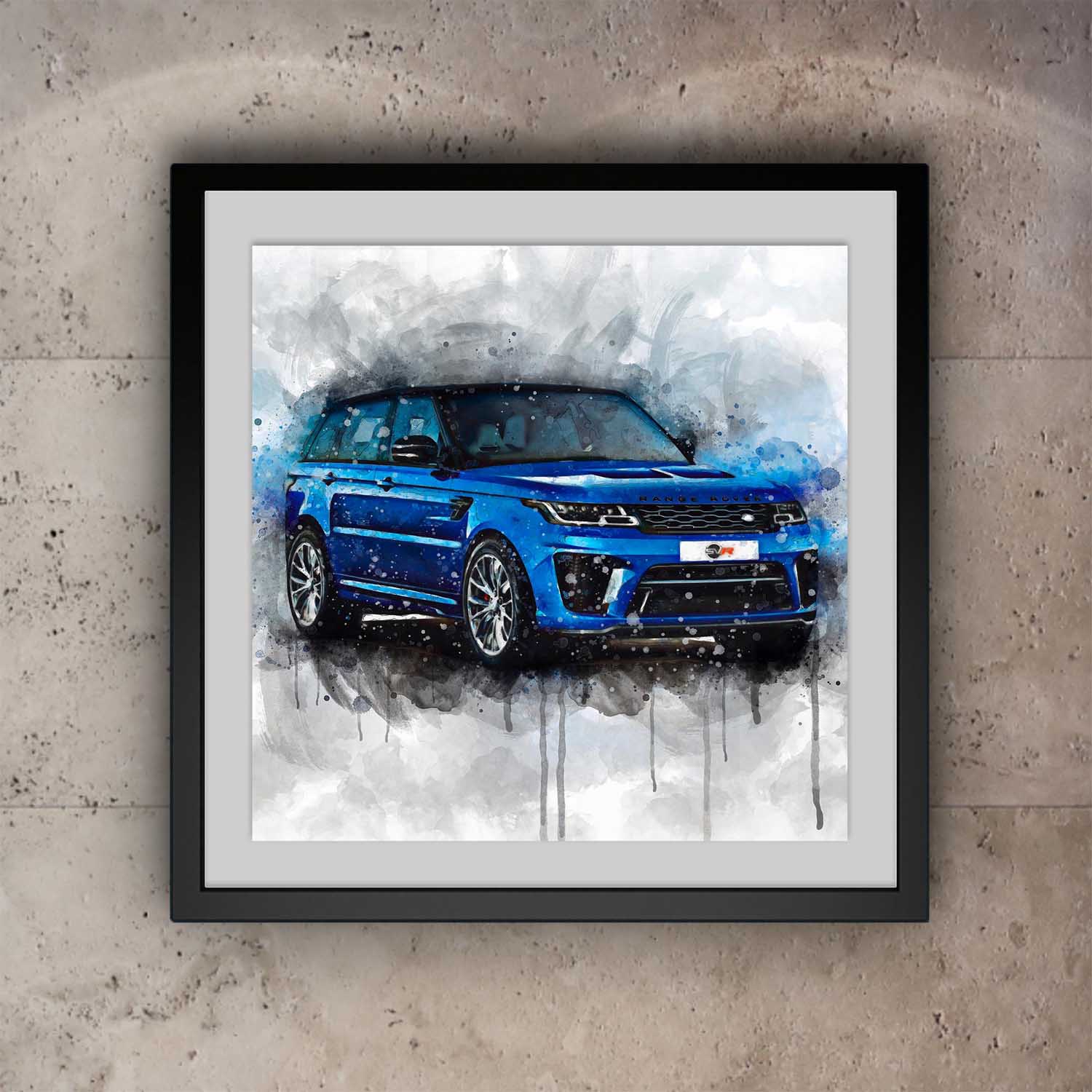 Range Rover Sport SVR Wall Art