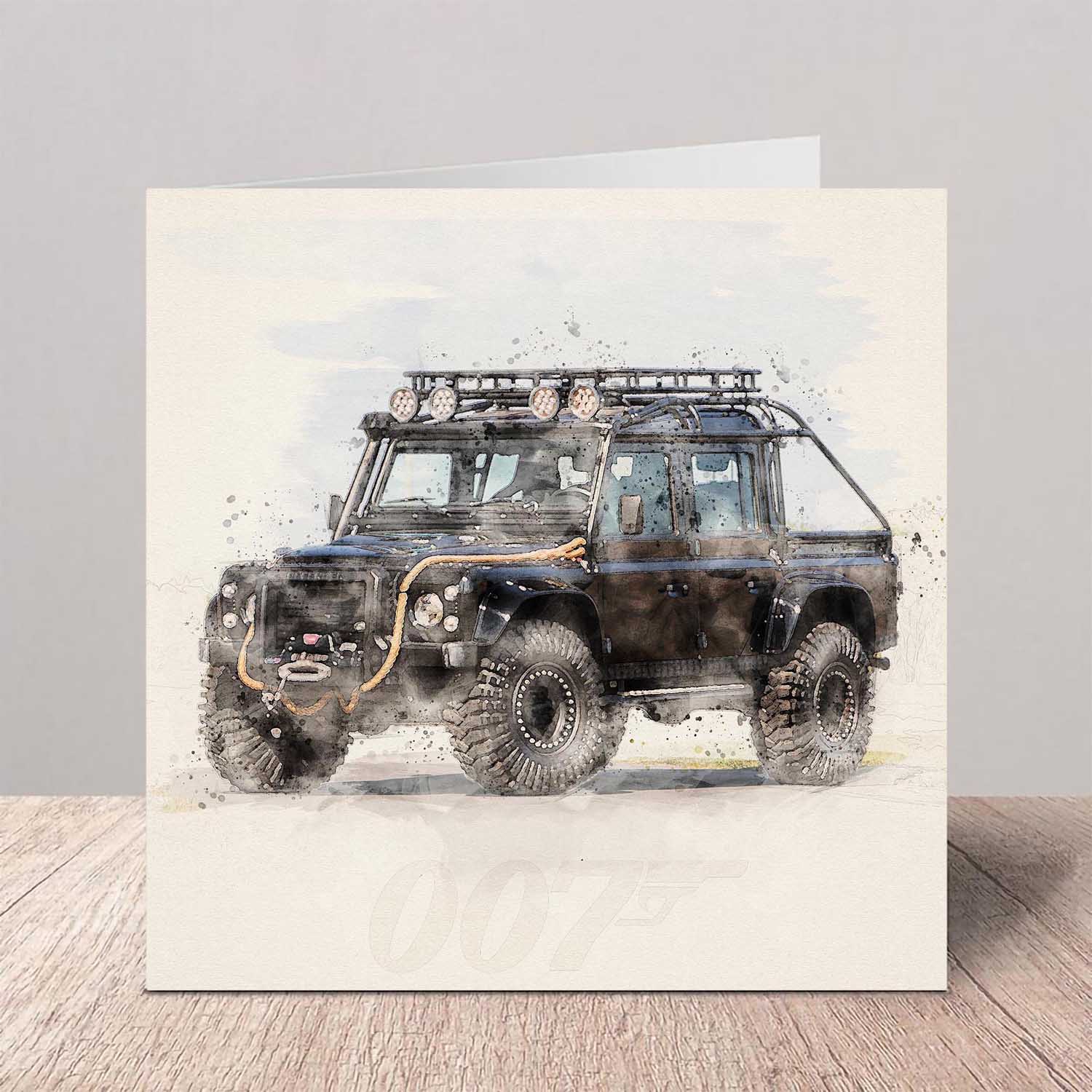 Land Rover Defender SVX Greeting Card