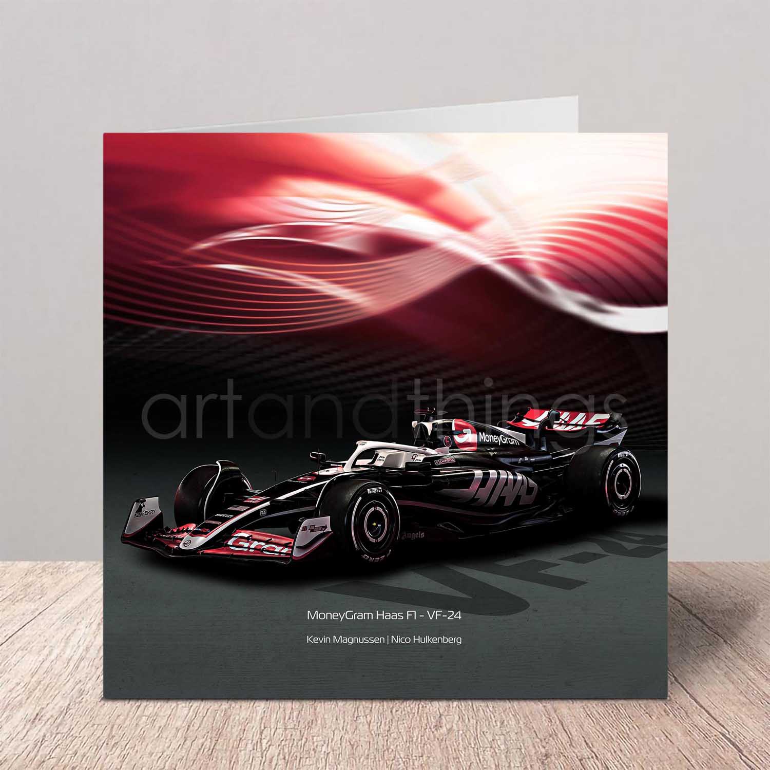 Haas F1 Greeting Card