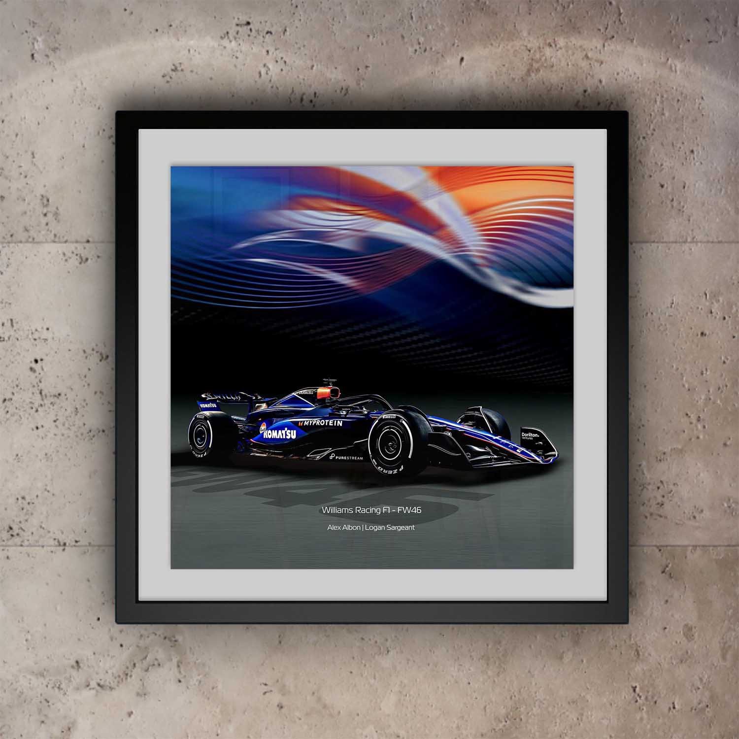 Williams F1 FW46 Car Print