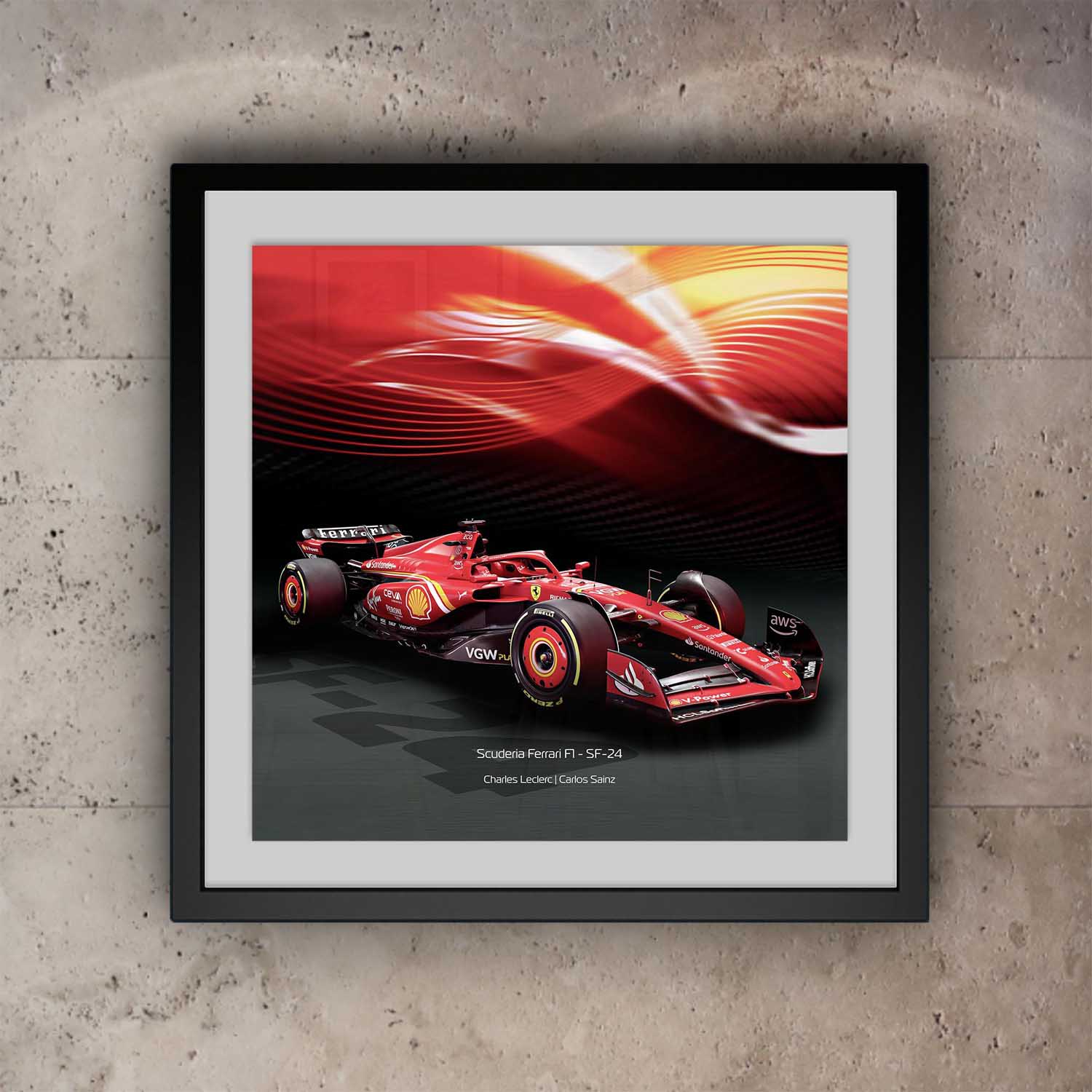 Ferrari F1 SF-24 Car Print
