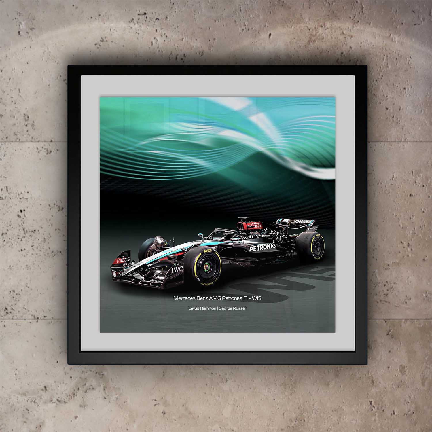 Mercedes F1 W15 Car Print