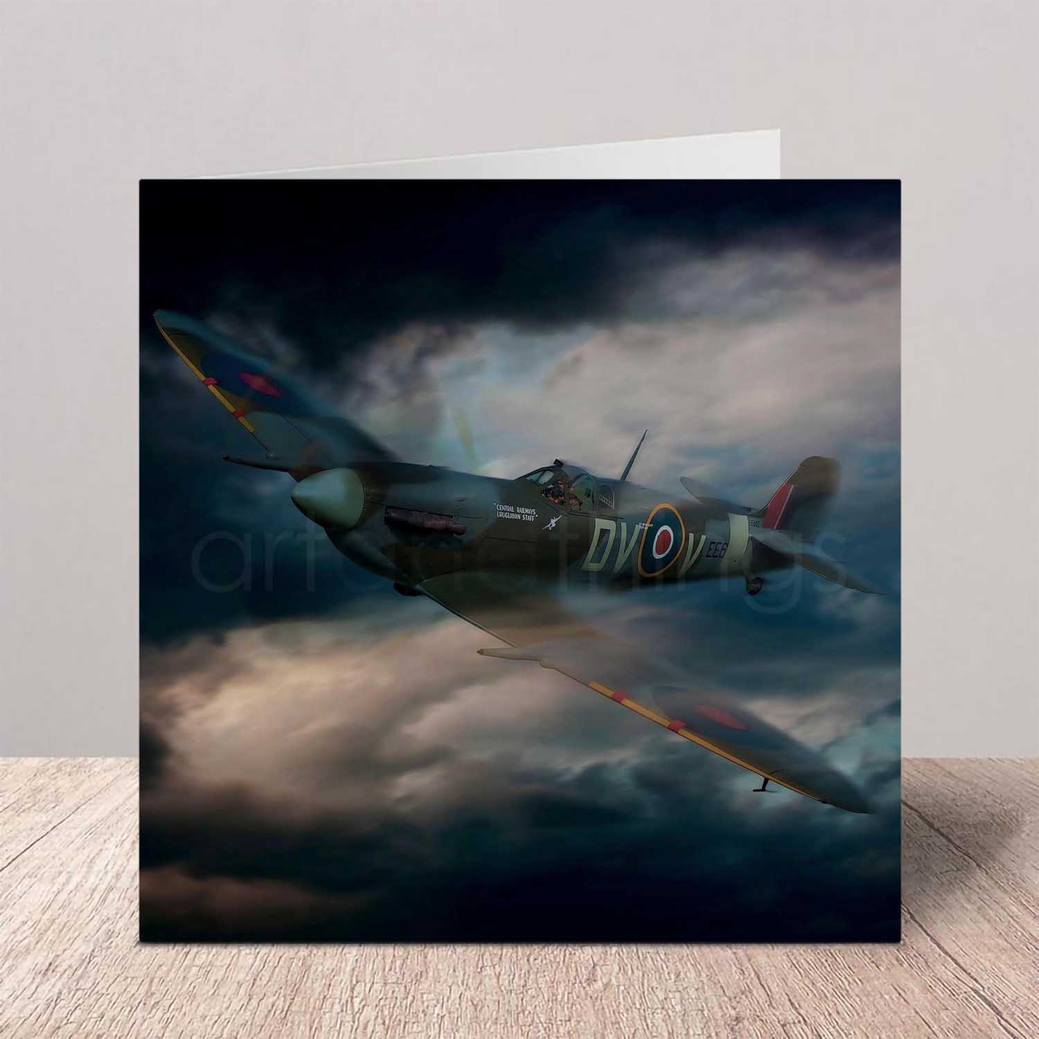 Supermarine Spitfire Greeting Card