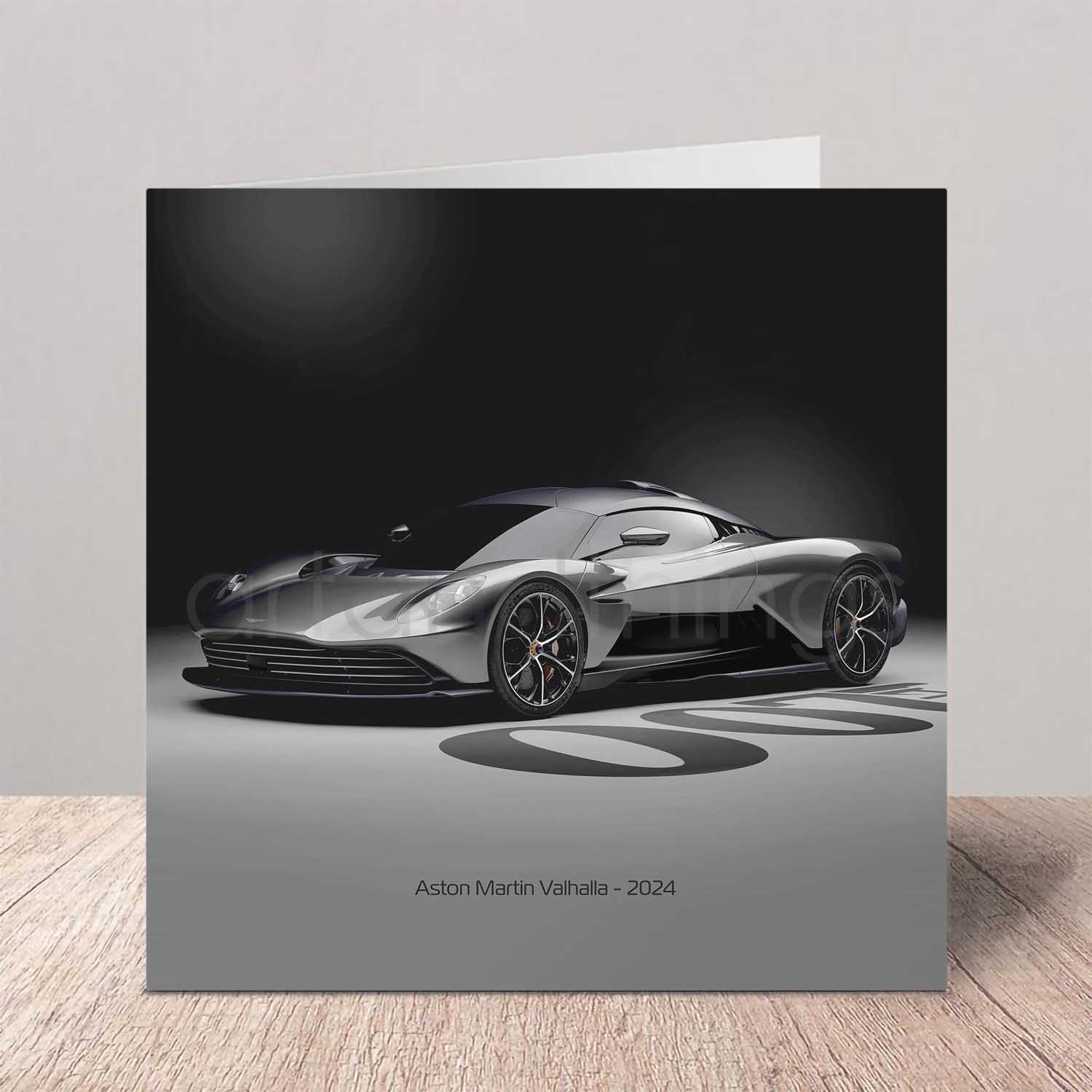Aston Martin Valhalla Greeting Card