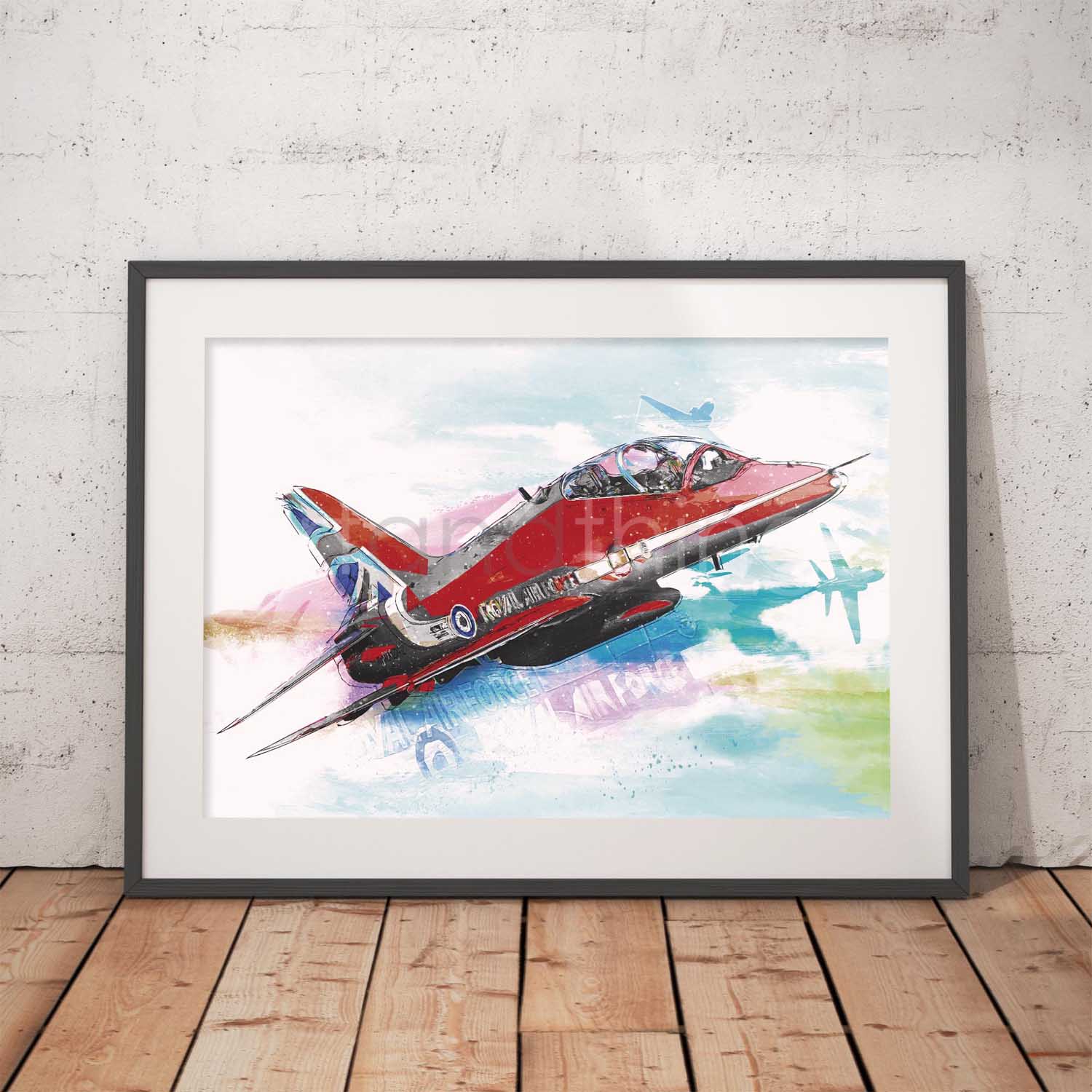 Red Arrows Print
