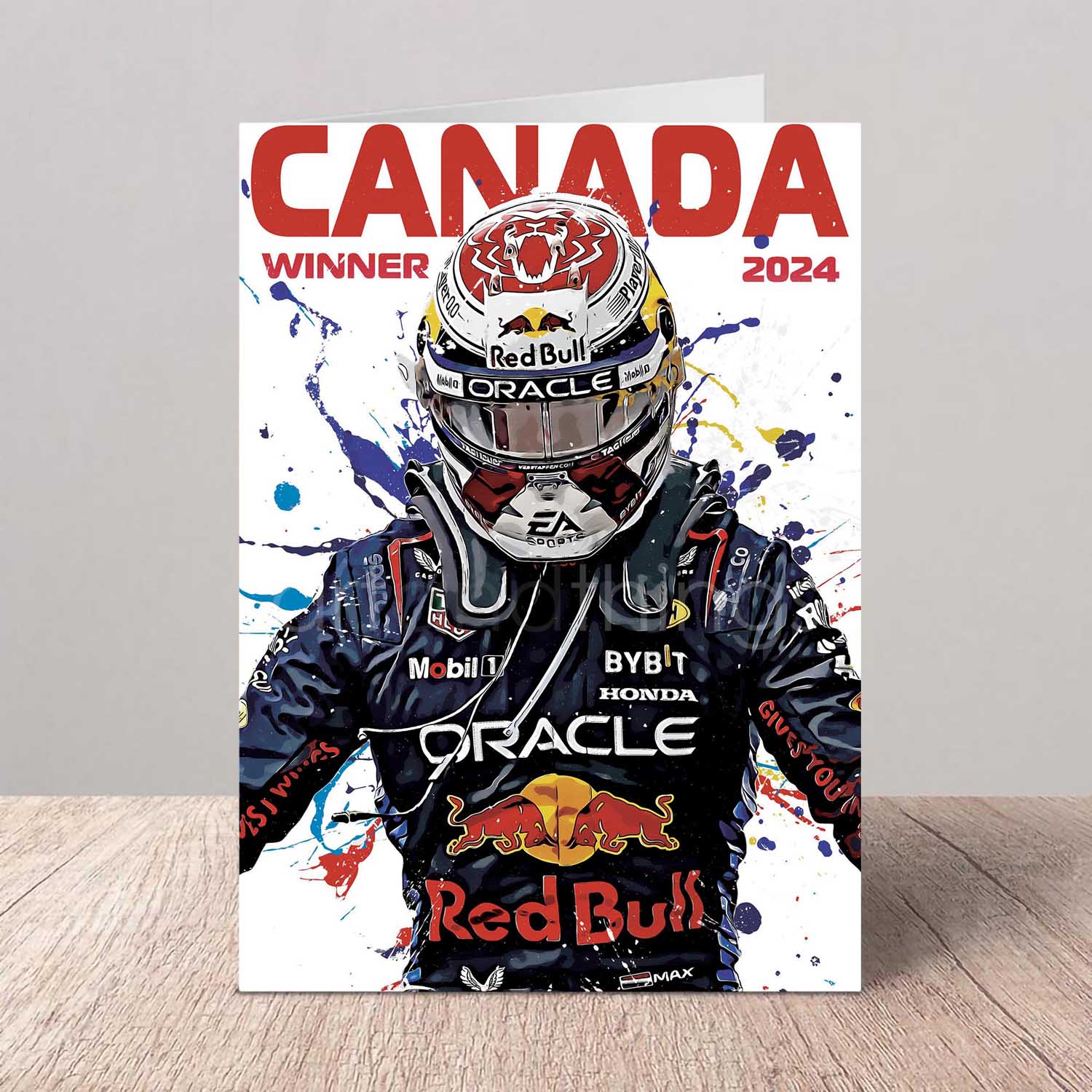 Max Verstappen Canada Card