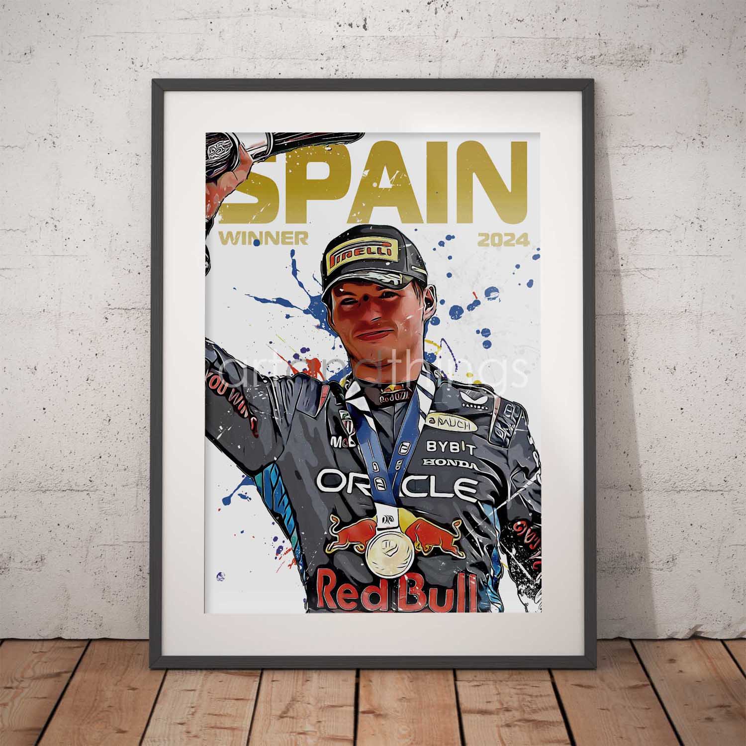 Max Verstappen Spain Print