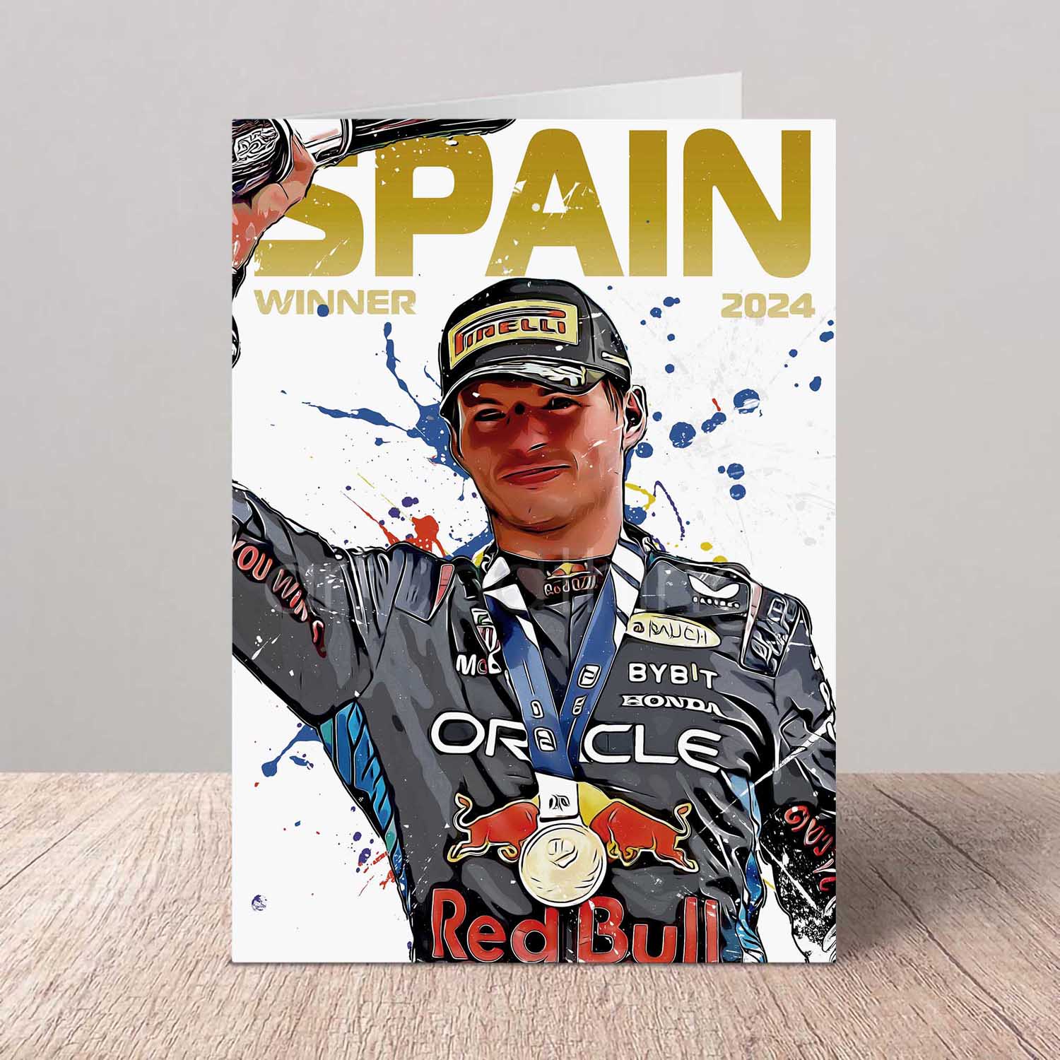 Max Verstappen Spain Card
